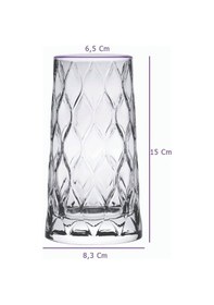 Resim Paşabahçe Leafy Meşrubat Bardağı 450 CC Sunum Bardağı 4'Lü 