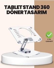 Resim Taşınabilir Katlanır Tablet Braketi Masaüstü Stand 