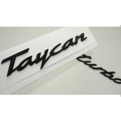 Resim Porsche Taycan Turbo Bagaj 3M 3D Abs Yazı Logo Amblem Seti (549177643) | Diğer Diğer