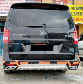 Resim Mercedes Vito Arka Tampon Eki Karlık Boyasız 