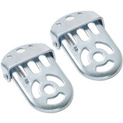 Resim Neevoyu Çocuk Bisikleti İçin Katlanabilir Ayak Dinlendirici - Güvenli Arka Koltuk Dayama Pedalları Gümüş 