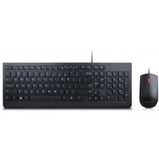 Resim Lenovo Essential Wired Kablolu Klavye Mouse Set Siyah Türkçe Q - 4X30L79920 