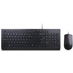 Resim Lenovo Essential Wired Kablolu Klavye Mouse Set Siyah Türkçe Q - 4X30L79920 