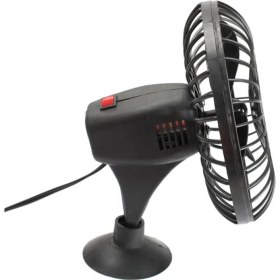 Resim Oto Aksesuarcım Vantuzlu Oto Vantilatör Fan Çakmaklık Girişli 12V 5 Inç 