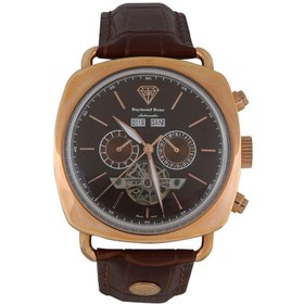 Resim Daymond Rene Kahverengi Deri Kordon Erkek Saati 