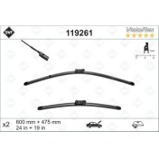 Resim Valeo SİLECEK SÜPÜRGESİ ÖN TAKIM GOLF6-JETTA-PASSAT 600 X 480 MM 3AB998002 5C7998002 5K7998002 