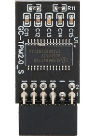 Resim Vkemall Gigabyte Lpc 12pin Tpm 2.0 Güvenlik Modülü - Bağımsız Şifreleme İşlemci, Windows 11 Uyumlu, Kolay Kurulum 