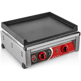 Resim Işıkgaz Elektrikli Düz Döküm Izgara 50 Cm 