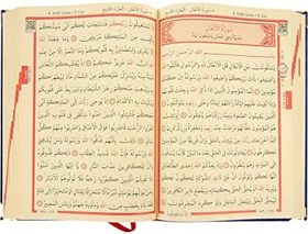 Resim ihvan online Kadife Kaplı Rahleli Hediyelik Kuranı Kerim Seti (Lacivert) 
