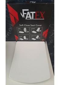 Resim Fatex Kare Slım Soft 35 X 45 Cm Yavaş Kapanan Plastik Klozet Kapağı Diğer 