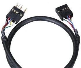 Resim Akasa Hd&Ac97 Destekli Ön Panel Ses Uzatma Kablosu (40Cm) 