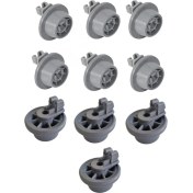 Resim Populer Bosch Siemens 611475 Uyumlu Alt Sepet Tekeri IQ100 IQ300 IQ500 IQ700 Bulaşık Makinesi 