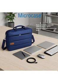 Resim Macbook Pro 14'' M4 Pro/ Max 2024 2024 İle Uyumlu Notebook Macbook Evrak Çantası Lacivert Al5496 Laptop Çantası 