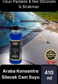 Resim Svein Kolay Kullanım Uzun Parlaklık Net Görünüm İz Bırakmaz Araba Oto Konsantre Silecek Cam Suyu 410 mL 