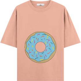 Resim Donut Boy - Hamile Oversize Tshirt - Somon / M / Oversize 