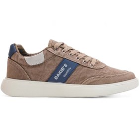 Resim Konfores 2198-Dakırs Anatomik Tabanlı Erkek Keten Kumaşlı Sneakers Ayakkabı 