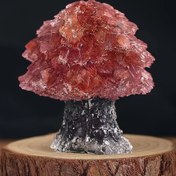 Resim El Yapımı Ametist Kristal Para Ağacı - Feng Shui Zenginlik & Şans Tılsımı, 4.98cm Masaüstü Dekoru Ev, Ofis, Yatak Odası İçin - Mükemmel Tatil Hediyesi, Noel Ağacı, Bonsai, Koleksiyonluk, Oda Dekoru İçin Mükemmel 
