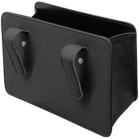 Resim Dashanshop Katlanır Araç Çöp Kutusu Oto Koltuk Torba Saklama Organizer Siyah 1 Adet 