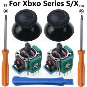 Resim Xbox Serisi S İçin X-jcd Ps3 Ps4 Pro Slim Ps5 3d Og Joystick Çubuk Sensörü Modülü Potansiyometreler Thumbstick 