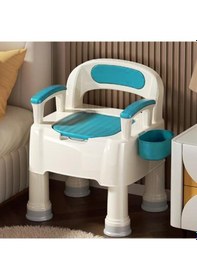 Resim Masky Yüksekliği Ayarlanabilir Kolçaklı Başucu Klozet S 