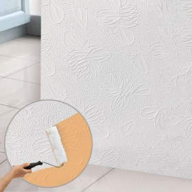 Resim 3D Duvar Paneli Boyanabilir Dekota 60X120 cm / Ağaç Desenli 2'li Paket-1,44 M² 