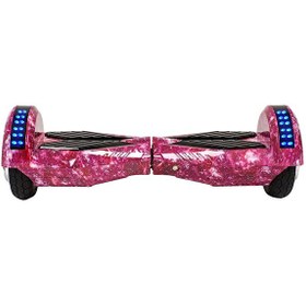 Resim Smart Balance Elektrikli Kaykay Hoverboard 8.5" Akıllı Dengeli Ledli Bluetooth Hoparlörlü Mor 