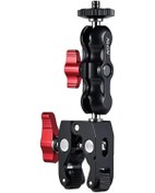 Resim Dayanıklı Paslanmaz Çelik Kıskaç - 1/4" Ve 3/8" Vida Bağlantılı Çok Amaçlı Tutucu 