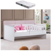 Resim Karyola, Mira Montessori Karyola - Pembe + 1 Adet Comfort Yatak 