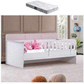 Resim Karyola, Mira Montessori Karyola - Pembe + 1 Adet Comfort Yatak 