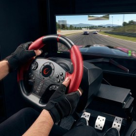 Resim Rampage Speed W20 Pc Only Pc 3 Pedallı - El Vitesli Gaming Oyuncu Direksiyonu 