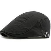 Resim Britanya Tarzı Beret Şapka - Erkekler & Kadınlar için Ayarlanabilir Unisex Düz Renkli Günlük Zarif Tasarım, Halloween Noel Sevgililer Günü Moda Aksesuarı, Bayramlık Baş Giyim, Şık Başlık, Yapılı Saç Aksesuarı 