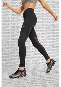 Resim Nike Fast Running Leggings Full Length Leggings 3 Cepli Toparlayıcı Tam Boy Siyah Tayt Siyah 