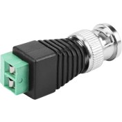 Resim Tenfowee 10 Adet Yeşil Bnc Erkek Bağlantı, Cctv Kamerası Ve Video Balun İçin, Tamir Gerektirmeyen, Hızlı Kurulumlu, Dayanıklı Abs Malzemeli Konnektörler 