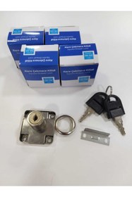 Resim Std TAYEM Kare Çekmece Kapak Dolap Posta Kutusu Kilidi 2 Anahtarlı 4 Adet 