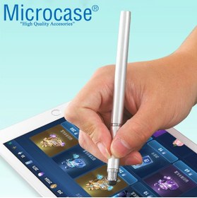 Resim Microcase Universal Telefon Tablet Ipad 2in1 Disk Uçlu Stylus Pen Dokunmatik Kalem - Al3464 