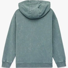 Resim Koton Pamuklu Oversize Kapşonlu Mavi Erkek Çocuk Sweatshirt 6wkb10300tk Mavi 