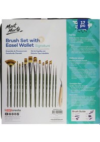 Resim Mm Artist Fırça Seti, Şövale Tip Çantalı 17 Parça- Signature 