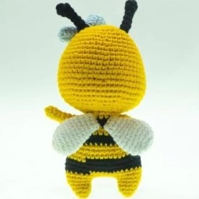 Resim Hype Store Amigurumi Arı Figür 14 cm - El Yapımı Pamuk Ip Örgü Dekoratif Obje 