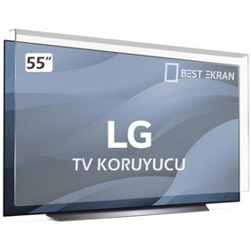 Resim LG OLED55C24LA TV EKRAN KORUYUCU - LG Uyumlu 55" inç 139 cm 140 Ekran Ko 