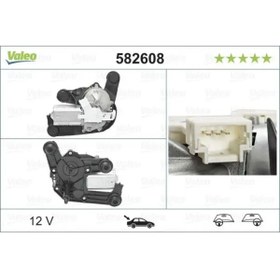Resim Valeo SILECEK MOTORU (ARKA) CITROEN C4, C4 ENTREPRISE (09 / 10), DS4 (04 / 11), DS5, DS5 HIBRIT (10 / 11 