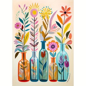 Resim 1 Adet Büyük Boyut 30x40cm/11.8x15.7In Çerçevesiz Kendin Yap 5D Elmas Boyama Güzel Şişe, Tam Rhinestone Boyama, Elmas Sanat Nakış Setleri, El Yapımı Ev Ofis Dekor Hediye 