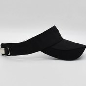 Resim Külah Sporcu Koşu Tenis Vizör Şapka - Siyah 