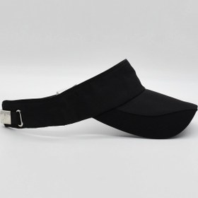 Resim Külah Sporcu Koşu Tenis Vizör Şapka - Siyah 