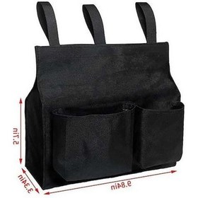 Resim Pazly Hakem Topu Çantası 2 Yan Cepli Dişli Beyzbol İçin Siyah Black 