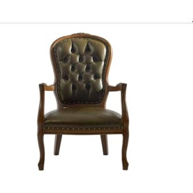 Resim Bengimobilya Sandalye Zus177 Kapitone Model Sırtlık Ahşap Kayın Retro Iskelet 