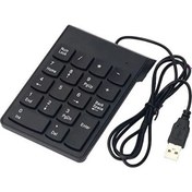 Resim Wozlo USB Numpad Numaratör Keypad Numerik Klavye USB Tuş Takımı 