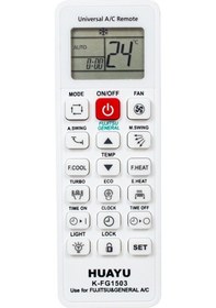 Resim KK K-FG1503 FUJITSU-GENERAL UNIVERSAL KLİMA KUMANDA HUAYU 