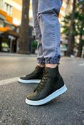 Resim shoecide Sho055 Bağcıklı Yüksek Taban Cbt Between Erkek Spor Bot Hakı 