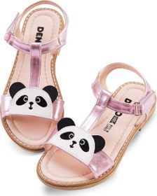 Resim Denokids Panda Kız Çocuk Sandalet 