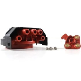 Resim Bmw E36 Kasa 318i M40 Motor Distribütör Kapağı Ve Tevzi Makarası Set Bremi Marka 8002R - 7004 